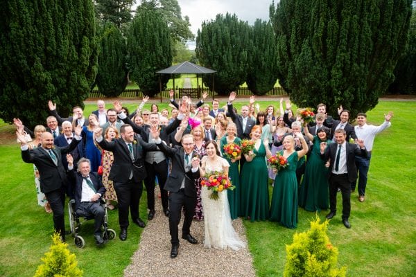 Netley Hall for a super outdoor wedding ceremony